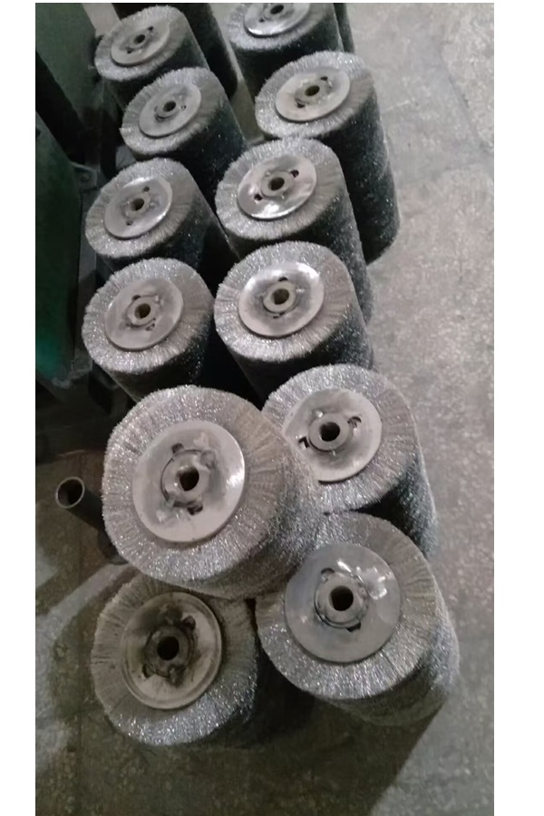 Stainless Steel Wire Brush Wheel Drawing Wheel for Metal Surface Polishing Grinding Removing Rust