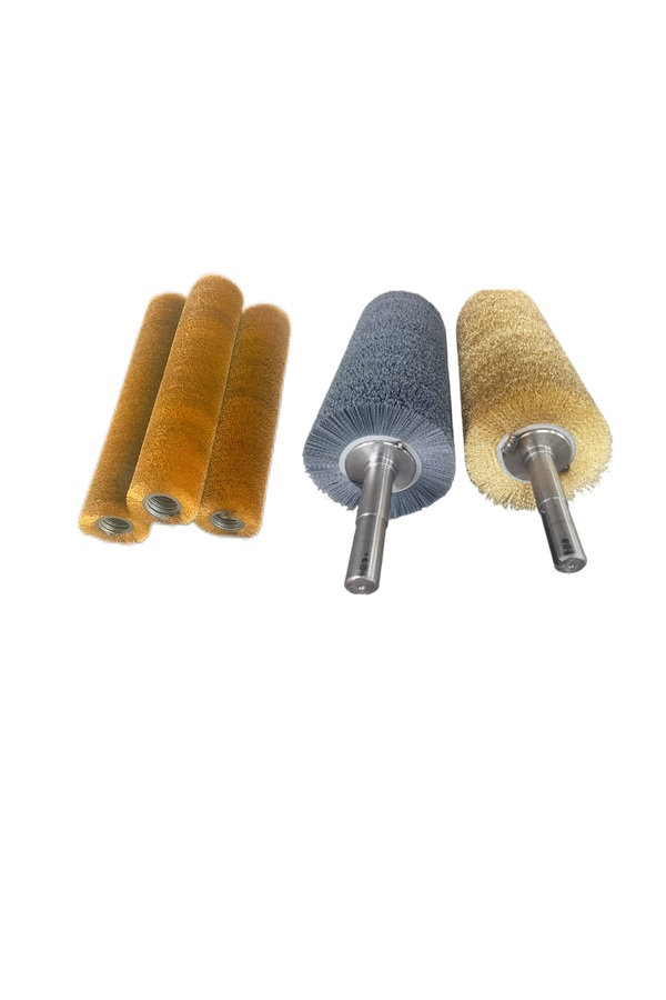 Cylinder Steel Wire Brush Roller for Metal Polishing Rust Removing